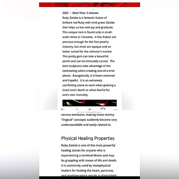 Copper ruby zoisite 925 sterling silver plated artisan tribal India pendant - Picture 8 of 8